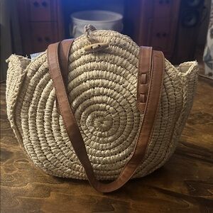 Straw Shoulder Bag INC